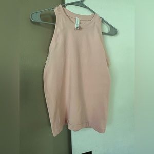 pink Athleta, racer back tank